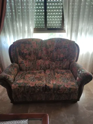 Sofá de 2 plazas estampado