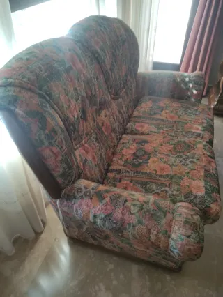Sofá de 2 plazas estampado