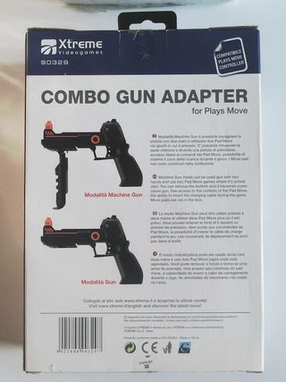 Combo Gun Adapter Move per PS3 e PS4 Pistola nuova