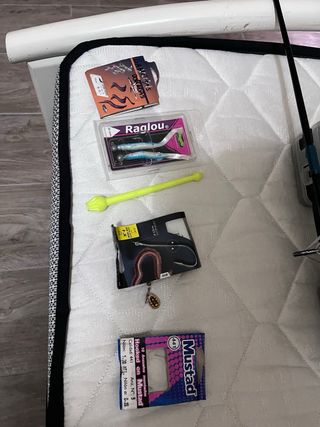 Cañas de pescar y accesorios