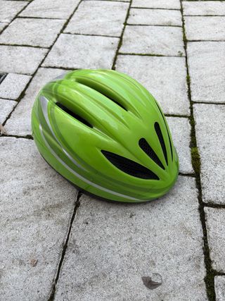 Casco Bici Bambino Verde