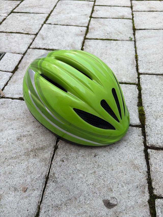 Casco Bici Bambino Verde