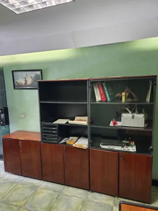 Mueble de oficina madera y cristal HASTA 30OCT 