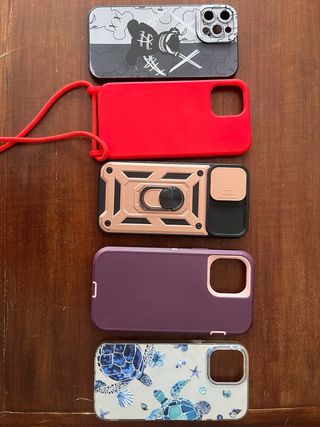 Lote 5 Fundas iPhone 12 Pro Max