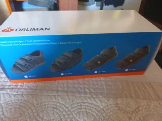 Zapato Post-Quirúrgico Orliman Negro