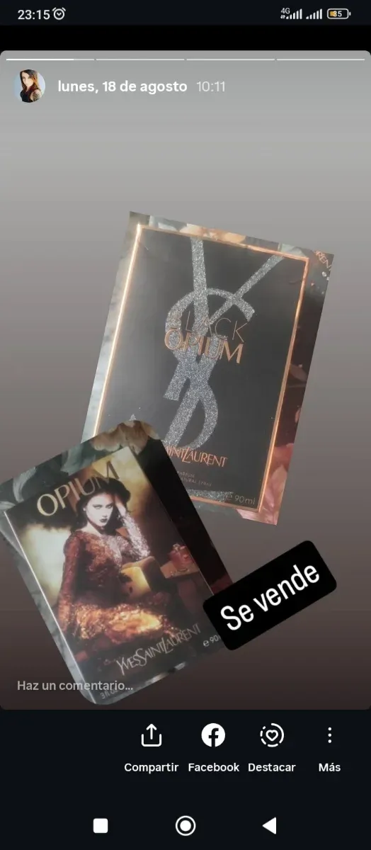 Perfume Opium Black Opium YSL