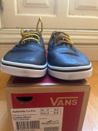 Vans Piel Negra