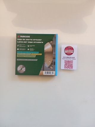 Hoja Sierra Circular Parkside 140mm nueva 