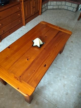 Mesa de centro madera estilo Provenzal