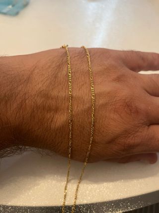 Cadena oro 18 kilates nueva a estrenar 