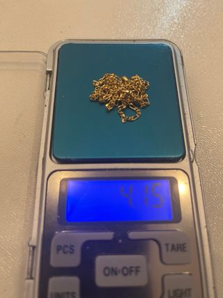 Cadena oro 18 kilates nueva a estrenar 