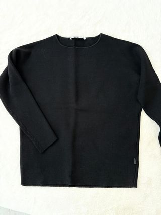 Jersey negro de punto