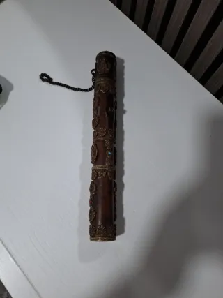 Oferta Portaincienso o caja cobre y bronce antigua