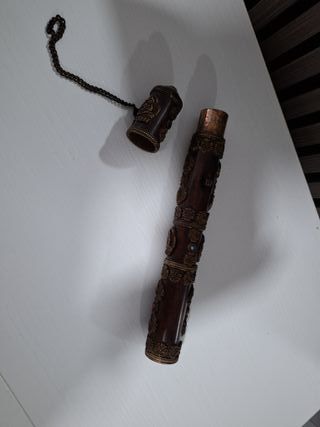 Oferta Portaincienso o caja cobre y bronce antigua