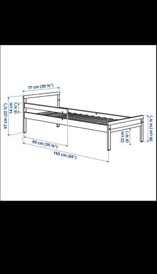 Cama IKEA con colchón