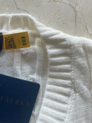 Jersey Ralph Lauren Blanco Mujer 