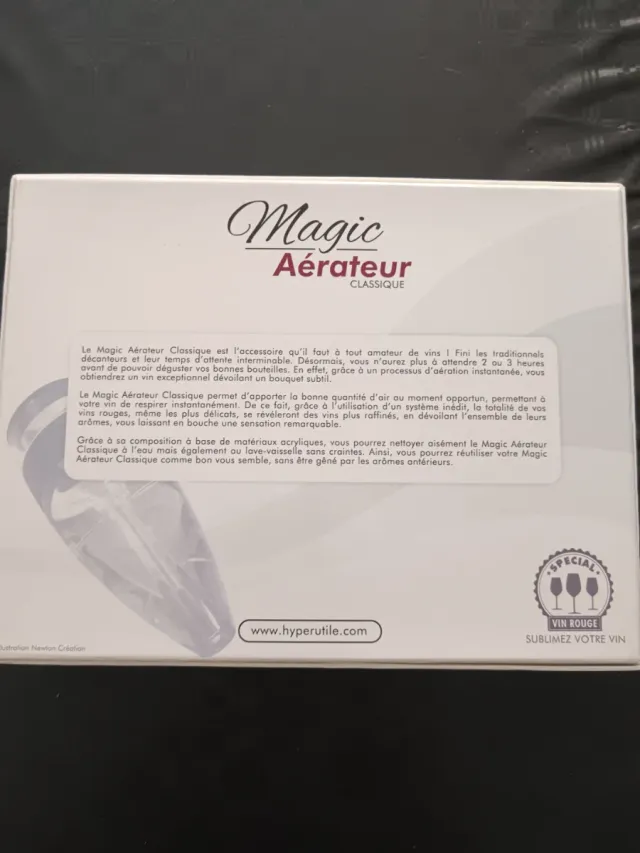 Decantador de vino Magic Aérateur