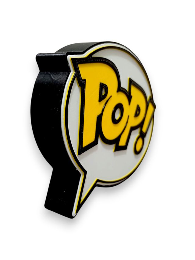Funko Pop cartel o letrero luminoso