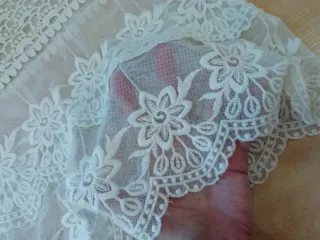 Camiseta de encaje Zara Talla M