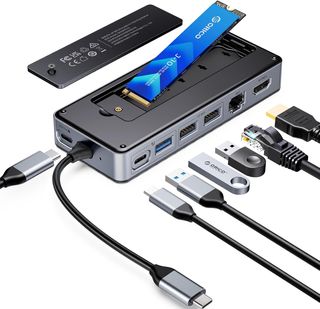 Orico 8 en 1 Docking Station M.2 NVMe/NGFF