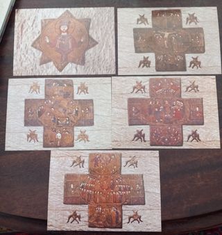 5 Cartoline Millenario Abbazia S.Nilo 1004-2004