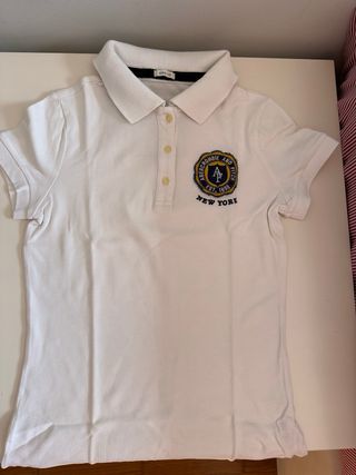 Polo Blanco Mujer Abercrombie & Fitch