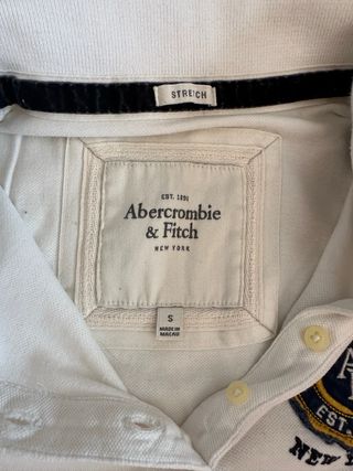 Polo Blanco Mujer Abercrombie & Fitch