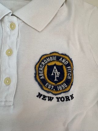 Polo Blanco Mujer Abercrombie & Fitch