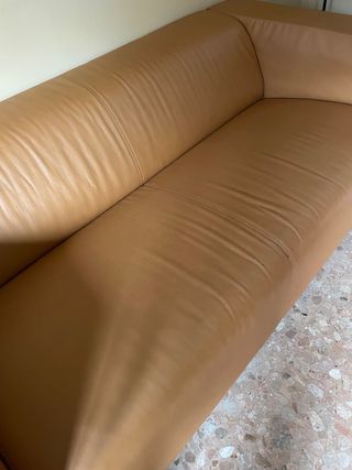 Sofá Kipplan Ikea Piel Marrón