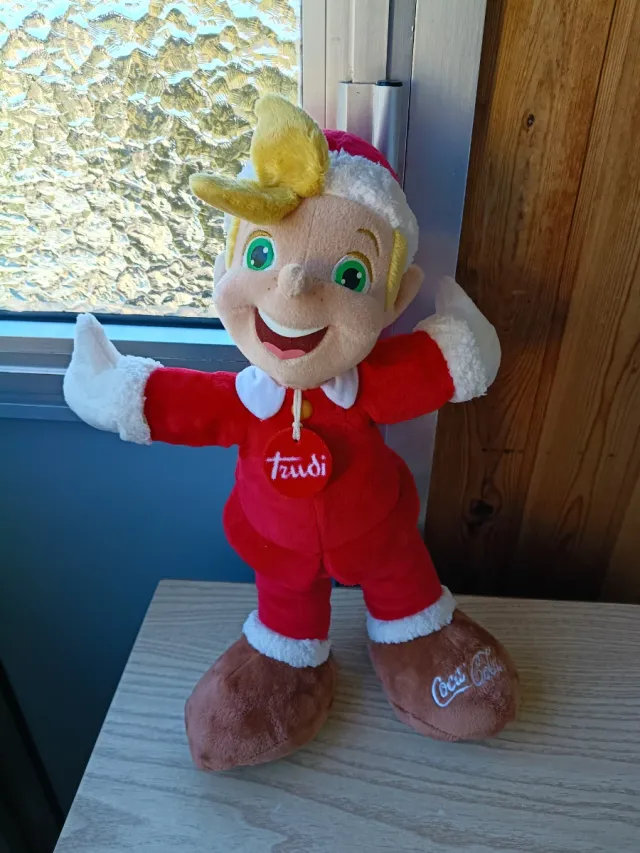 Peluche Trudi Coca Cola Babbo Natale