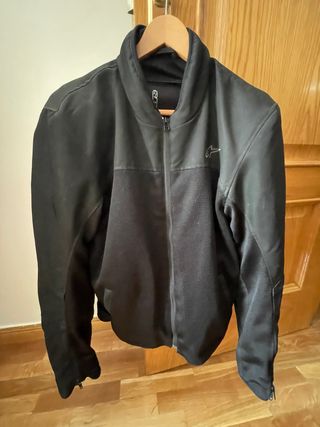 Chaqueta de moto de verano Alpinestar negra