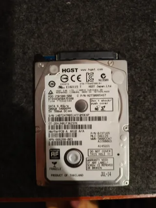 DISCO DURO HDD DE 500GB (2'5 PULGADAS)