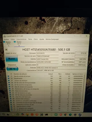 DISCO DURO HDD DE 500GB (2'5 PULGADAS)