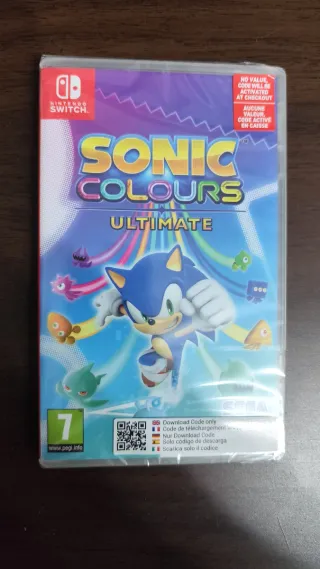 SONIC COLOURS ULTIMATE NINTENDO SWITCH.