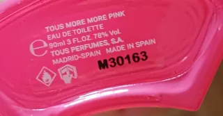 Colonia TOUS More More Pink