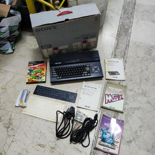 ORDENADOR SONY HIT BIT MSX HB 75P EN CAJA