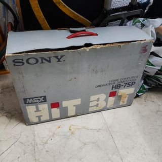 ORDENADOR SONY HIT BIT MSX HB 75P EN CAJA