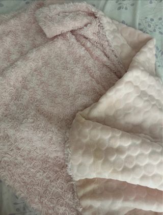 Pack Mantas Bebé Rosa