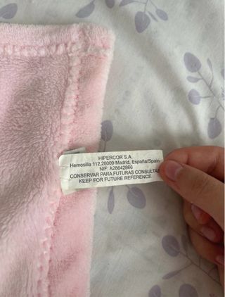 Pack Mantas Bebé Rosa