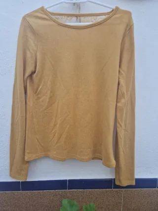 Camiseta manga larga.