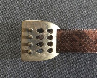 Set 2 fibbie vintage dorate