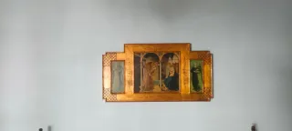 Cuadro religioso dorado