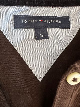 Polo Tommy Hilfiger Mujer Talla S Marrón