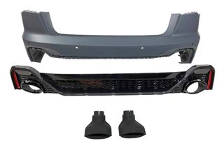 Paragolpes Trasero Audi A6 C8 4 Puertas Look Rs6
