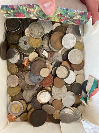 Colección de monedas antiguas