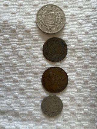 Colección de monedas antiguas