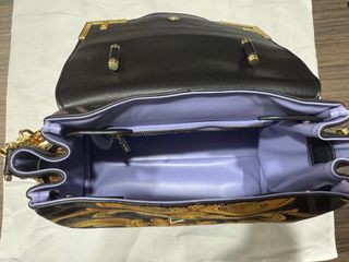 Borsa Versace x Fendi nera e dorata