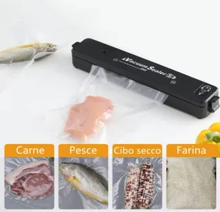 Macchina per Alimenti Sottovuoto + 10 Sacchetti
