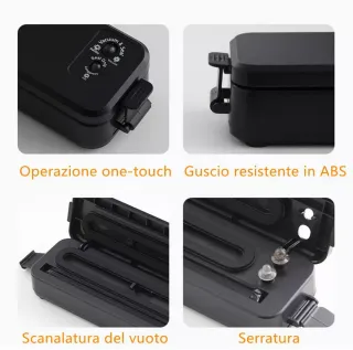 Macchina per Alimenti Sottovuoto + 10 Sacchetti