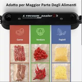 Macchina per Alimenti Sottovuoto + 10 Sacchetti
